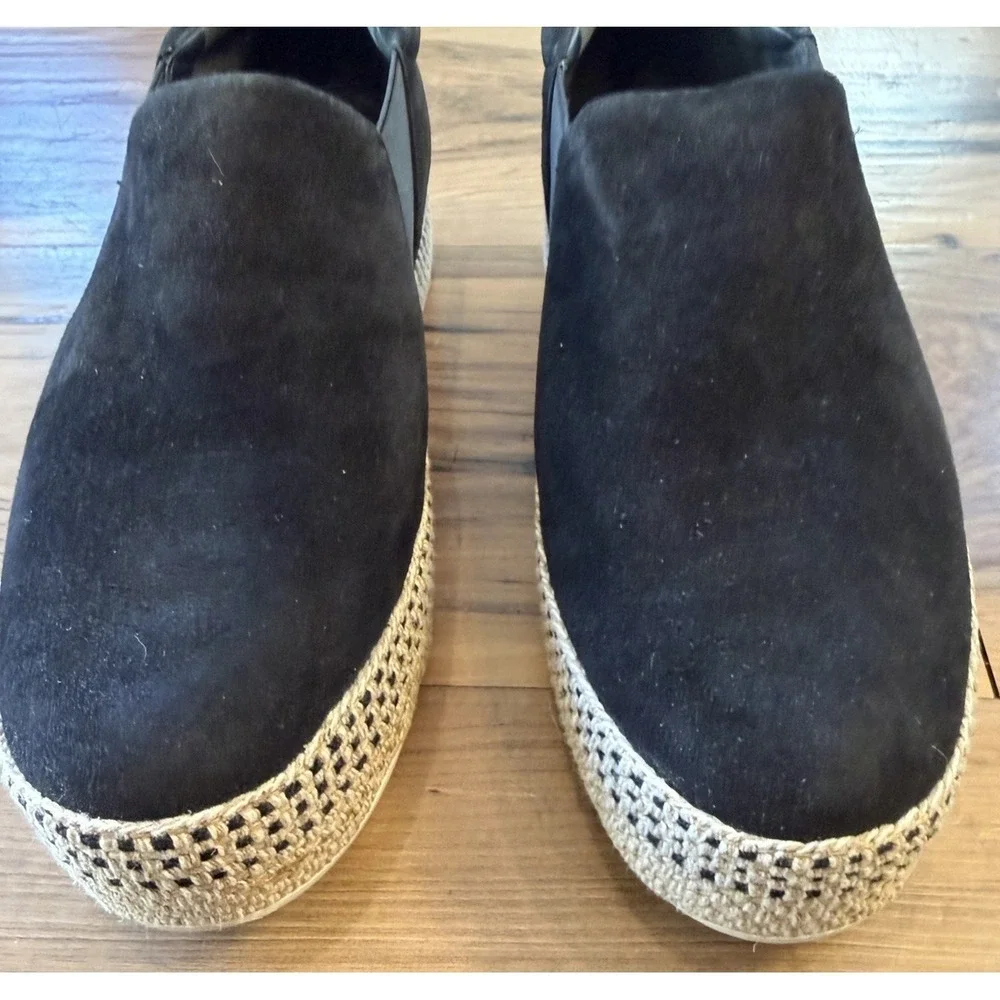 Vince black suede